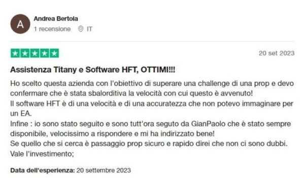 Titany X Pro(P) EA MT4 reviews 5
