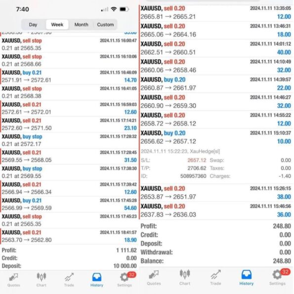 XAUHEDGE ALGO FUNDING