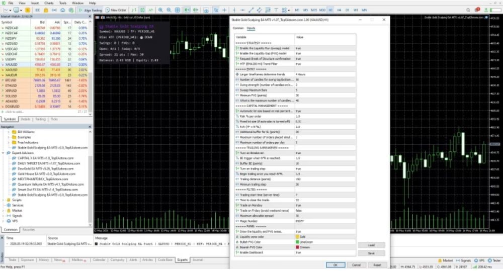 STABLE GOLD SCALPING EA - 1